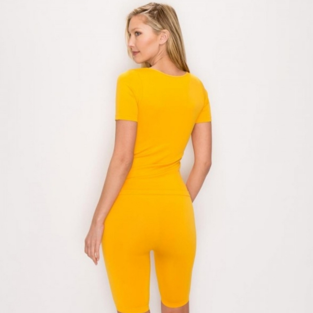 2pc Biker Short Set